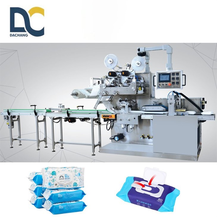 Extractable wet wipes machine